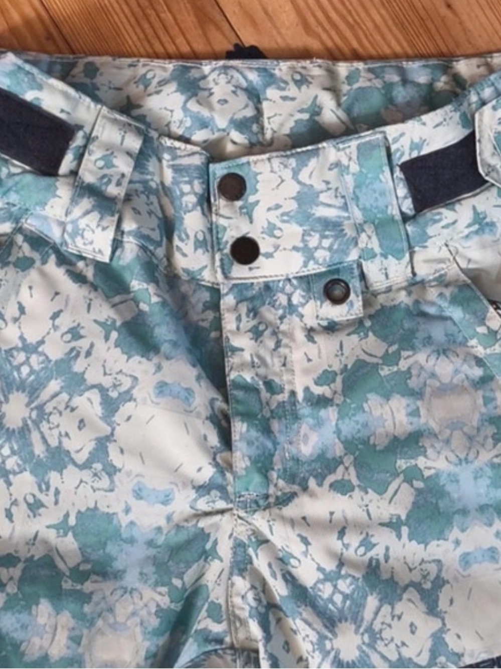 Arctix Aqua & Teal Marble-Print Women's ski snow pants
